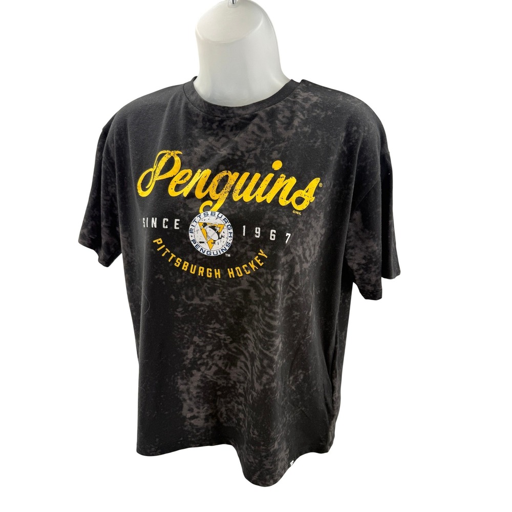 Fanatics NHL Pittsburgh Penguins Hockey Womens Tee Shirt Soft Small NEW